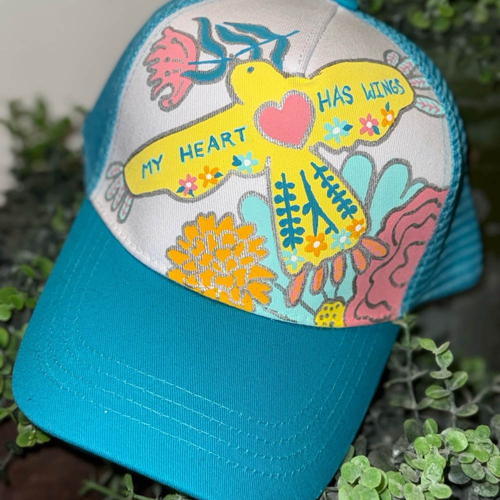 CAP•tivated by Kasey Hand Painted Hat